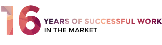 16 Years of Successful Work in the Market